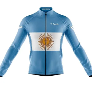 Camisa Ciclismo Argentina Manga Longa Decole Uv Bike