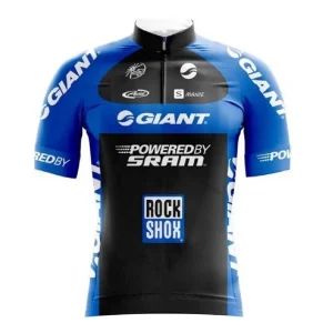 Camisa Ciclismo Infantil Giant Manga Curta Dryfit