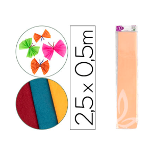 Papel Crepe – Laranja Claro