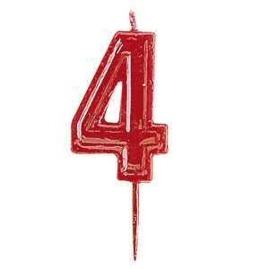 Vela Vermelho nº4