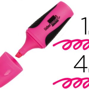 Marcador Fluorescente Mini LiderPapel – Rosa
