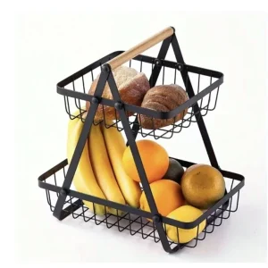 Fruteira de Mesa ou Cesto Multiuso Cesta de metal