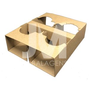 Suporte Papel Kraft Para 4 Copos