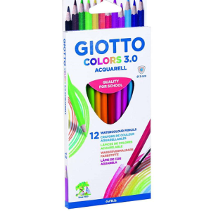 Lápis Giotto Colors Acquarell 3.0 C/12