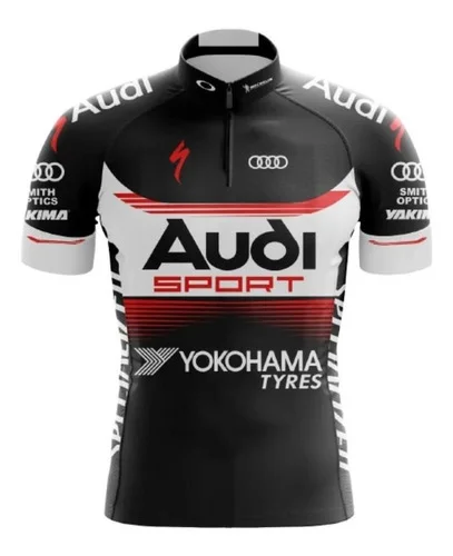 Kit 2 Camisas Ciclismo Audi Dry Fit Roupa Mtb Manga Curta - Image 3