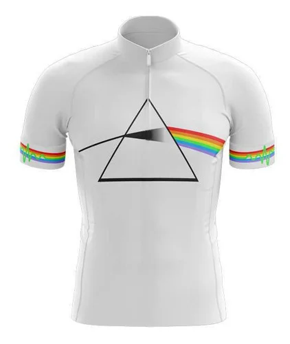 Kit Camisa Pink Floyd Dry Fit Bretelle Forro Gel Ciclismo - Image 3