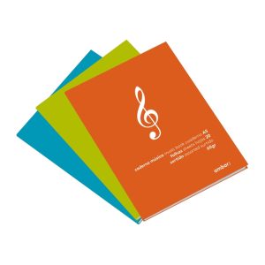Caderno De Musica A5 Ambar 20F