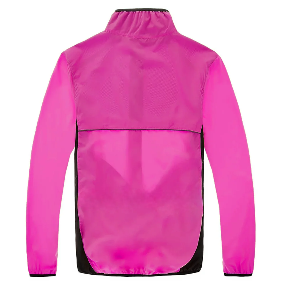 Jaqueta Corta Vento Com Bolsos Laterais Zíper e Refletivos Rosa - Image 3