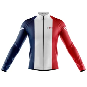 Camisa Ciclismo França Manga Longa Decole Uv Bike